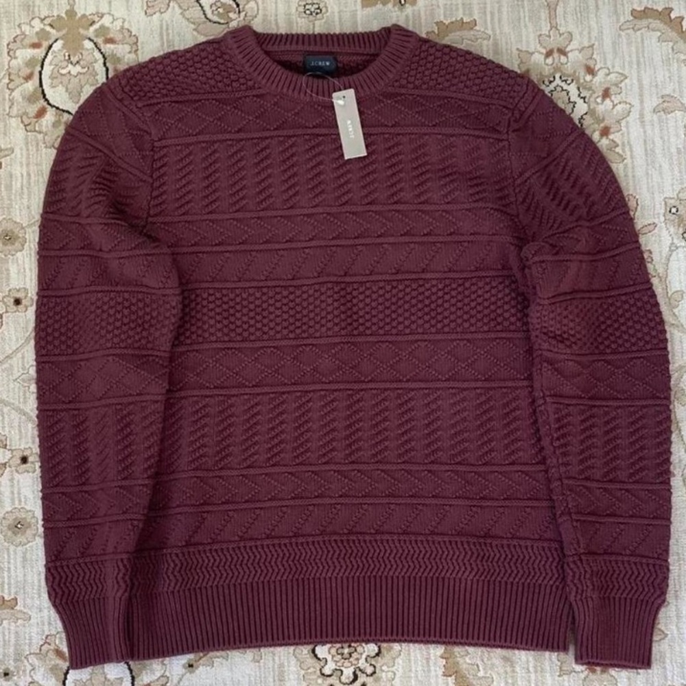 Men's Burgundy Sweater